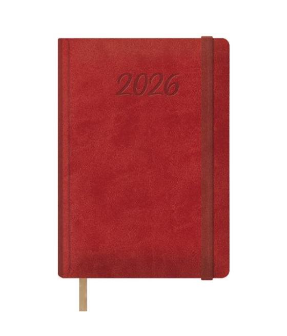 Dohe agenda anual samba 15x21cm dp cierre c/goma rojo 2026