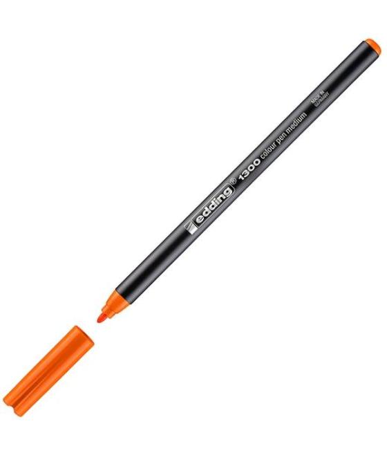 Edding rotulador 1300 trazo medio naranja