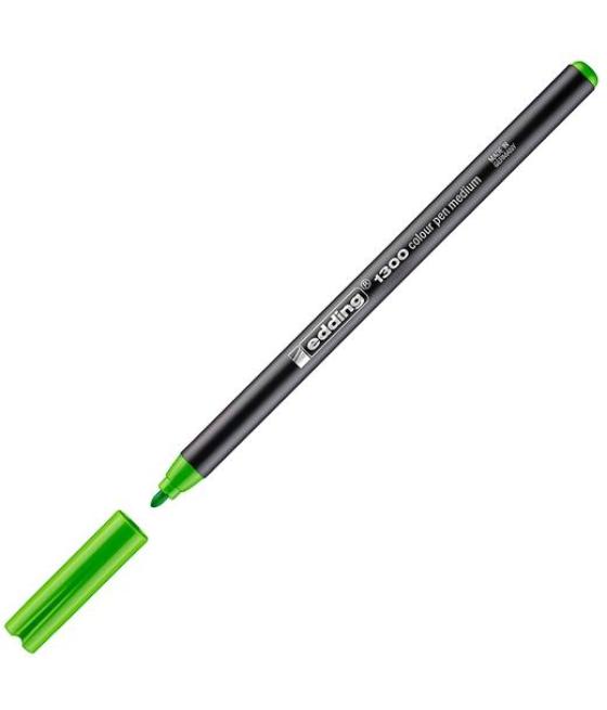 Edding rotulador 1300 trazo medio verde claro