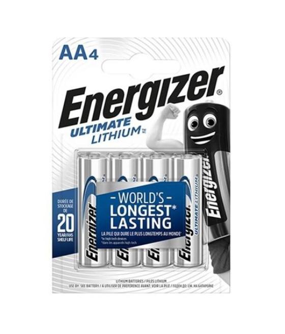 Energizer ultimate lithium pila litio aa l91 fr06 1,5v - blister 4