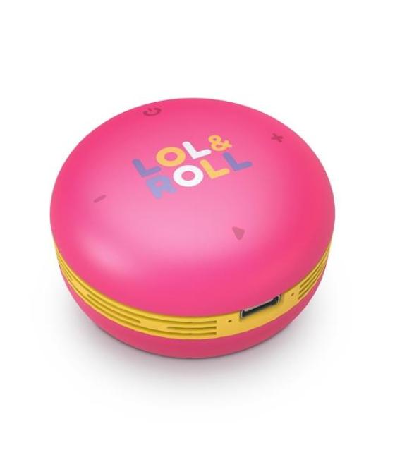 Energy sistem altavoz lol&roll pop kids 5w, bluetooth 5.0, usb, rosa