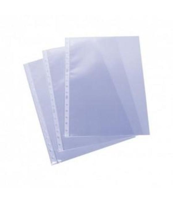 Esselte fundas multitaladro 16 pp piel de naranja folio 60 micras básica paquete de 100