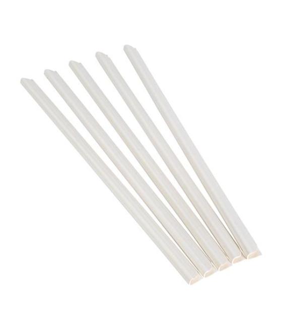 Fellowes lomera para encuadernacion manual a4 6mm blanco -pack 50u-