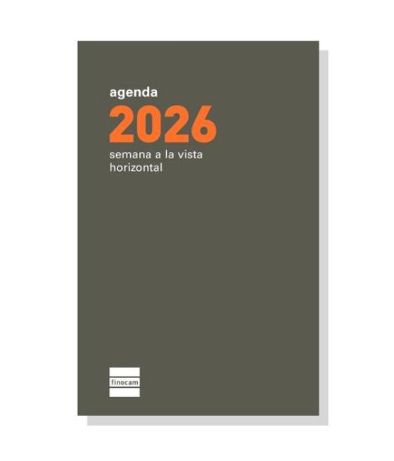 Finocam recambio agenda anual plana p394 pl3-82x127mm svh 2026