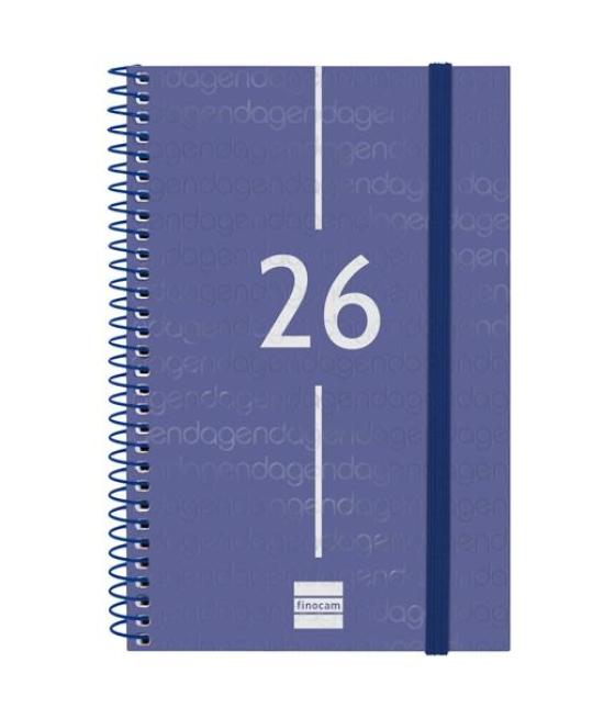 Finocam agenda espiral year e5-117x181mm svh tapa pp azul 2026