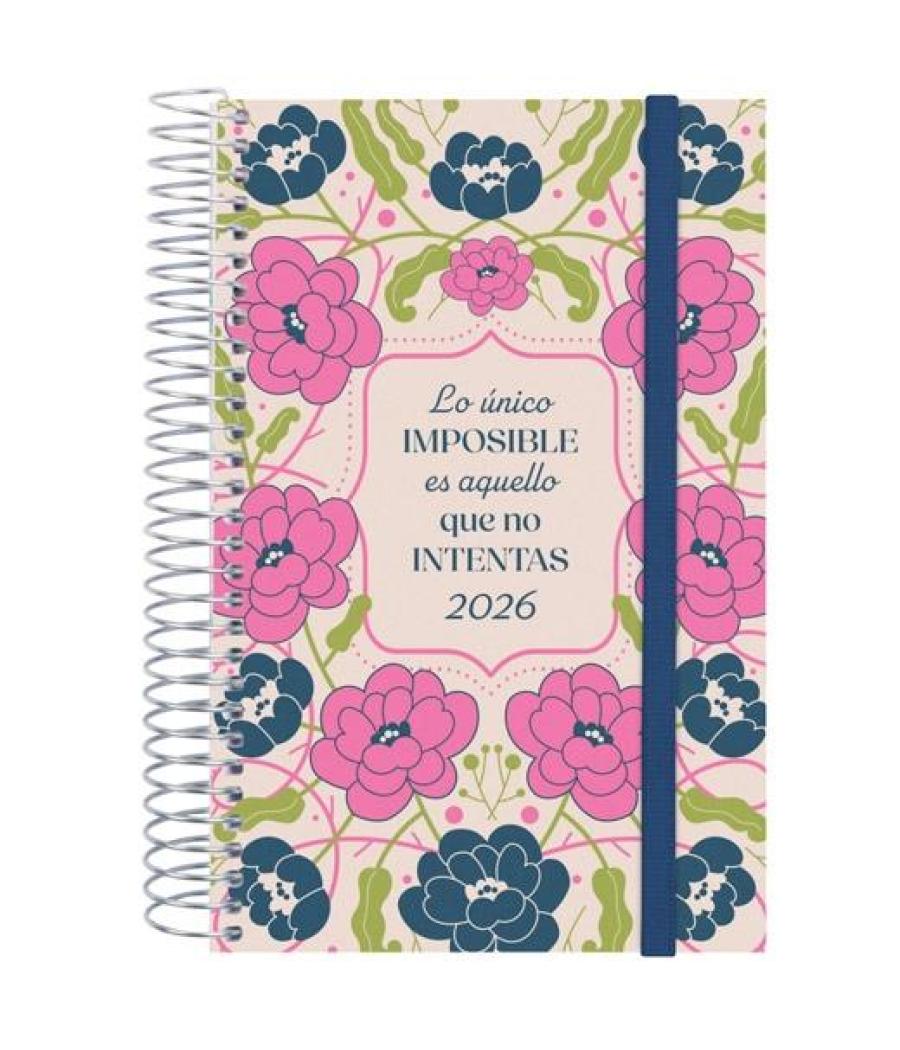 Finocam agenda espiral design collection e5-117x181mm 1dp tapa pp imposible 2026