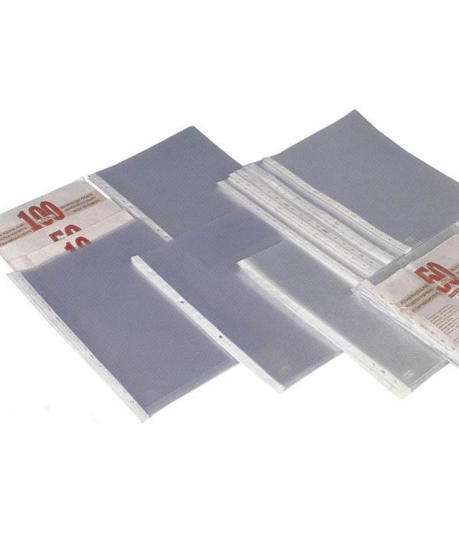 Grafoplas fundas multitaladro 11 pp galga estándar a4 transparente bolsa -10u-