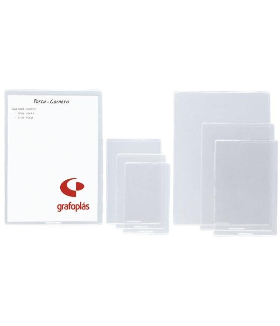 Grafoplas fundas pvc transaparentes 100 micras folio paquete -100u-