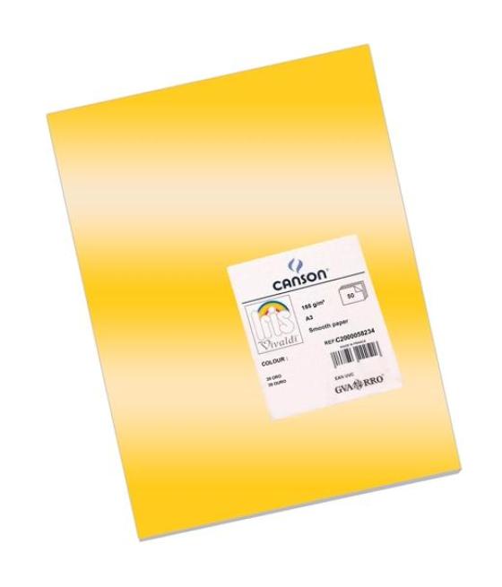 Iris cartulina 297x420mm 185gr oro -50u-