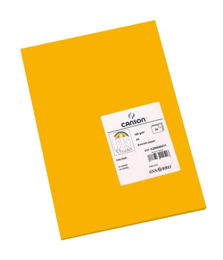 Iris cartulina 297x420mm 185gr cuero -50u-