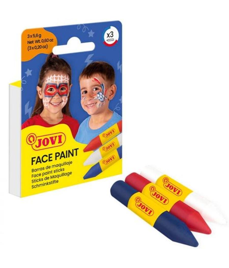 Jovi maquillaje estuche 3 barras adventure