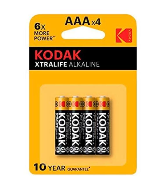 Kodak pilas extralife alcalina 4ud lr03 aaa blister