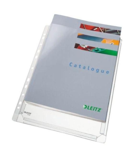 Leitz fundas multitaladro fuelle a4 pvc 5 bolsas
