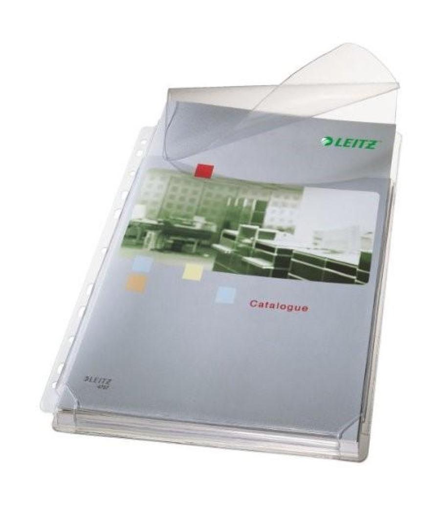 Leitz fundas multitaladro fuelle con solapa 11 taladros 5 bolsas