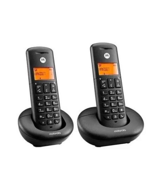 Motorola telefono inalambrico e202 negro dect duo digital kit dos unidades
