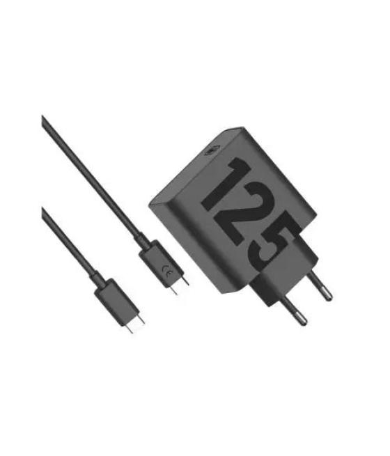 Motorola cargador pared con cable usb-c turbo power gan 125w dual