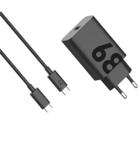 Motorola cargador pared con cable usb-c turbo power gan 68w