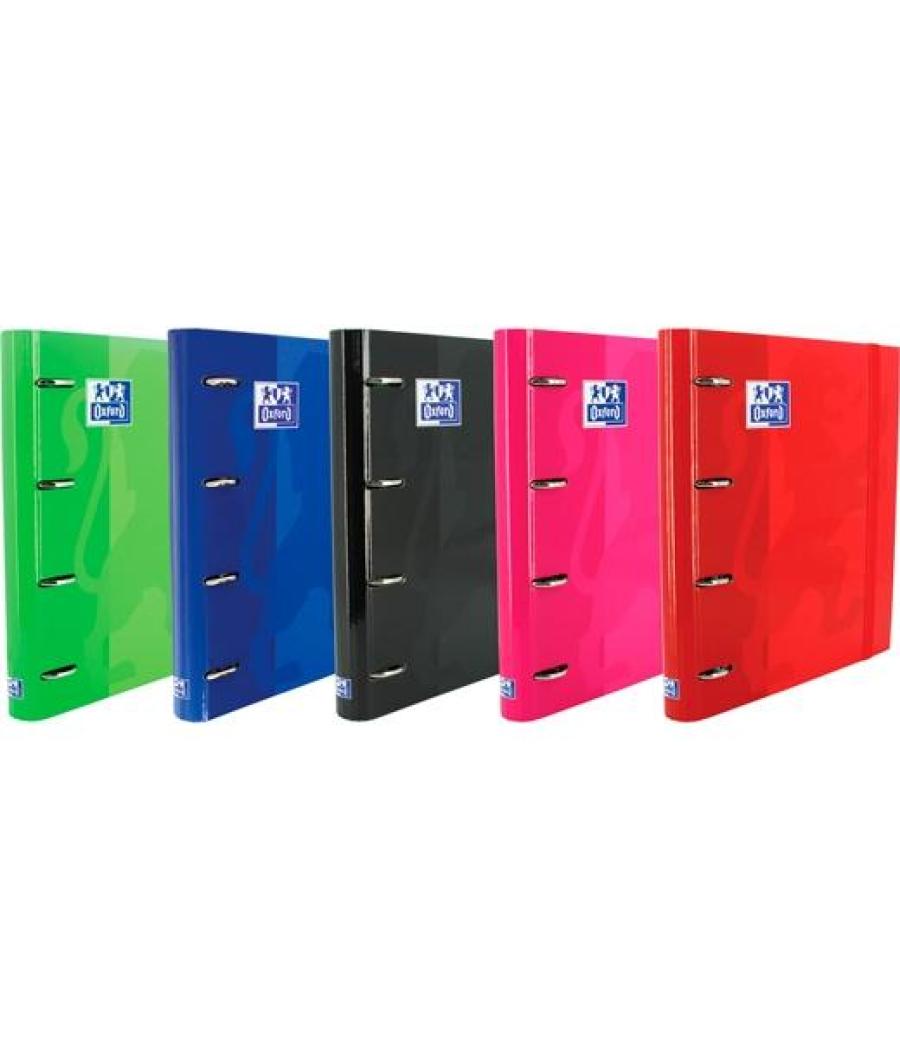 Oxford pack europeanbinder classic te a4+ 5x5 + rec 80h + separadores 5p cartón c/surtidos