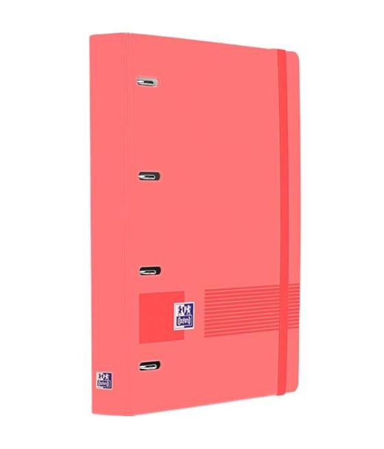 Oxford europeanbinder live&go carpeta anillas 4x35 a4+ c/recambio 5x5 write&erase polyfoam sandía