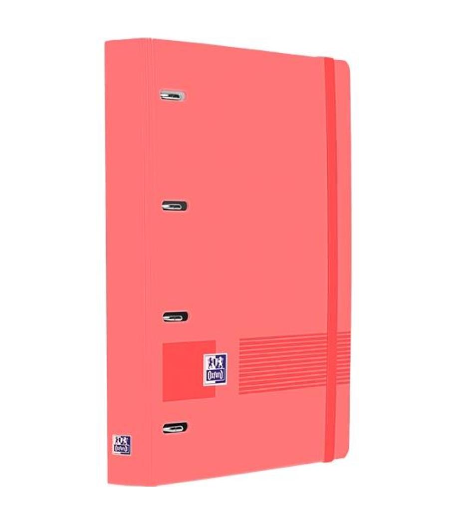 Oxford europeanbinder live&go carpeta anillas 4x35 a4+ c/recambio 5x5 write&erase polyfoam sandía