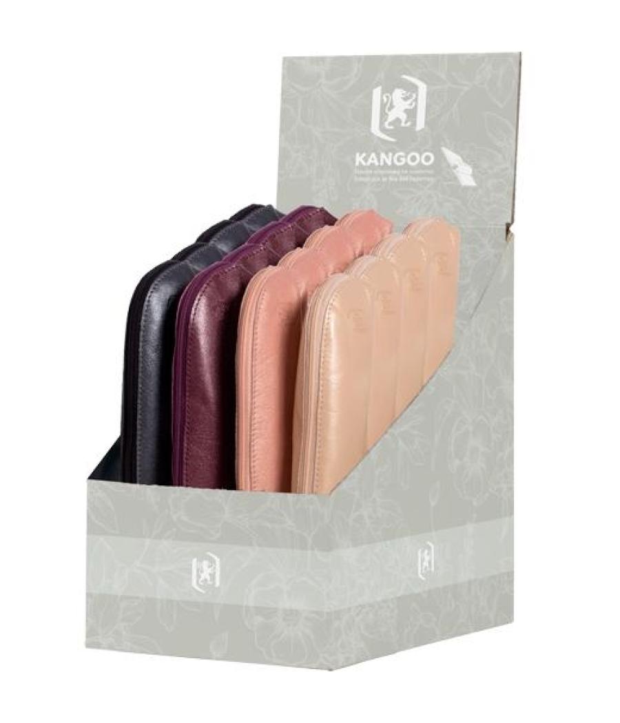 Oxford estuche kangoo romance 20.5x6x5cm 100% piel colores surtidos
