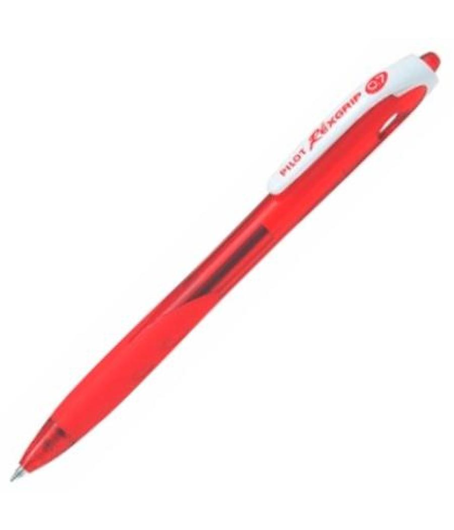 Pilot bolígrafo rexgrip begreen 1.0 rojo