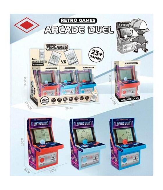 Roymart maquinas marcianitos 23 juegos clásica expositor 6 ud