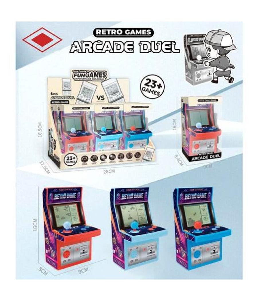 Roymart maquinas marcianitos 23 juegos clásica expositor 6 ud