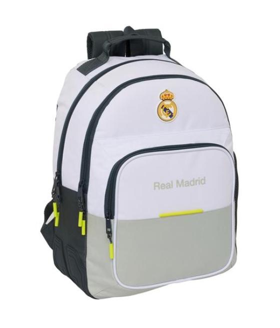 Safta mochila doble con cantoneras adapt.carro real madrid equipación 25/26