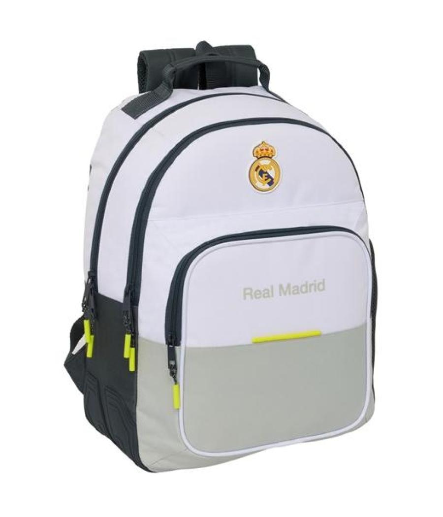 Safta mochila doble con cantoneras adapt.carro real madrid equipación 25/26
