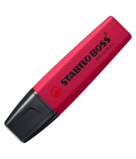 Stabilo marcador boss original naturecolors wildflower edition rojo borgoña
