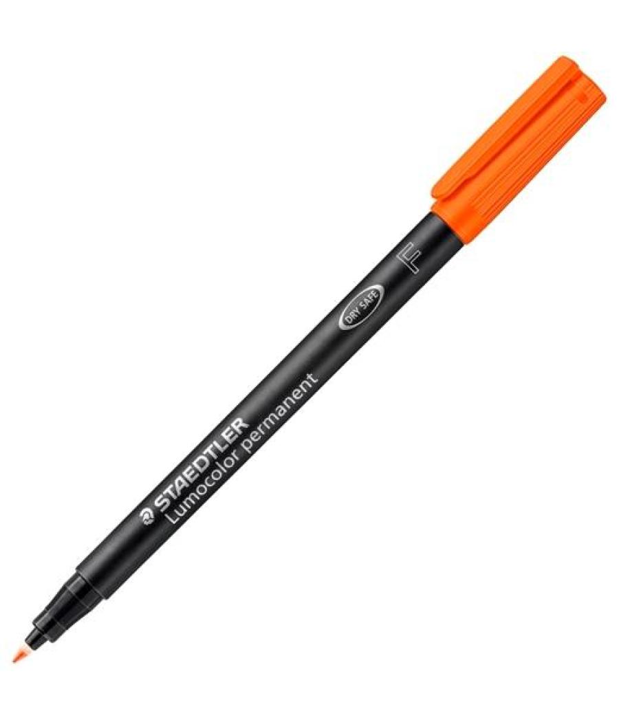 Staedtler rotulador permanente lumocolor 318 f naranja