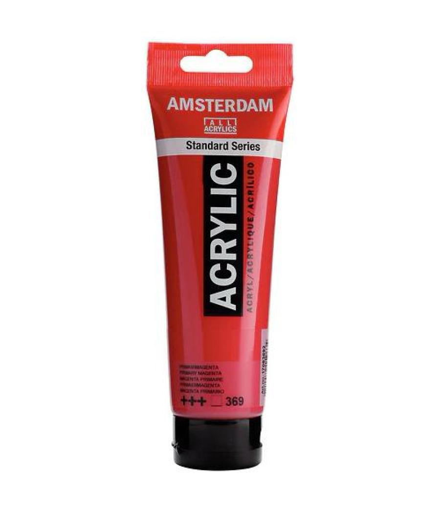 Talens amsterdam standard series colores acrílicos tubo 120ml magenta primario