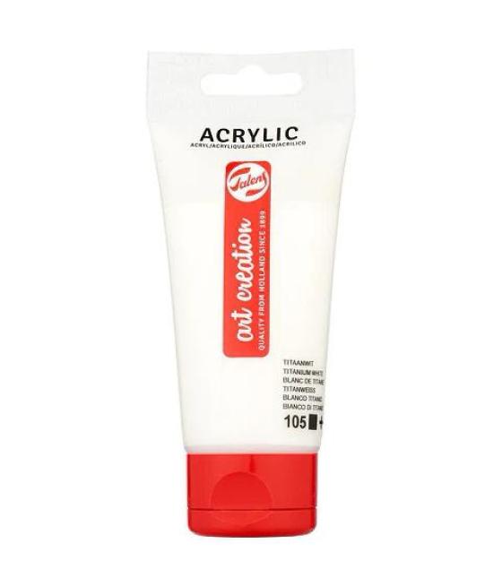 Talens art creation acrílico tubo 75ml blanco de titanio