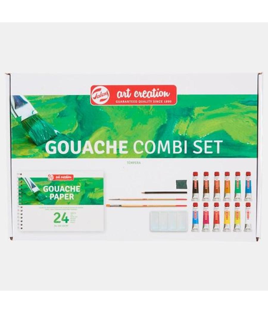 Talens art creation set gouache combi 12 tubos x 12ml colores surtidos