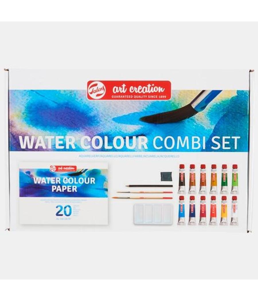 Talens art creation set acuarela combi 12 tubos x 12ml colores surtidos