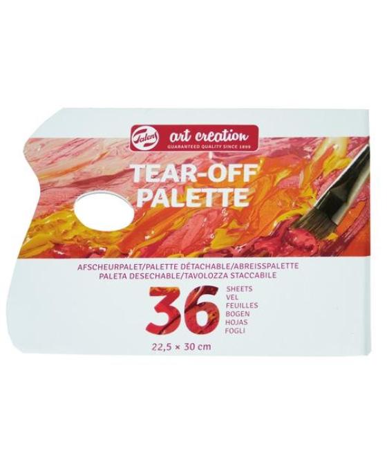 Talens arts creation paleta desechable 22.5x30 36h