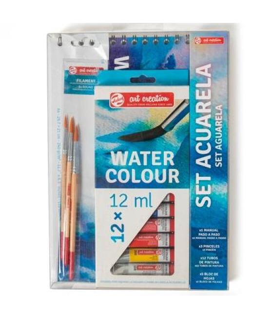 Talens art creation set acuarela 12 tubos x 12ml colores surtidos
