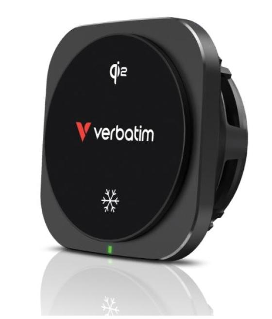 Verbatim cargador inalámbrico de telefono magnetico para el coche qi2