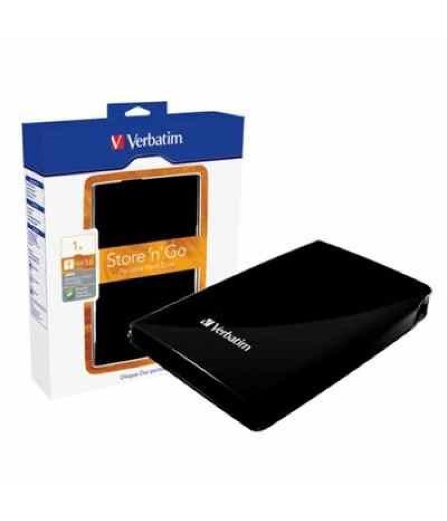 Verbatim disco duro externo store 'n' go 1tb hdd 2.5" usb 3.0 negro