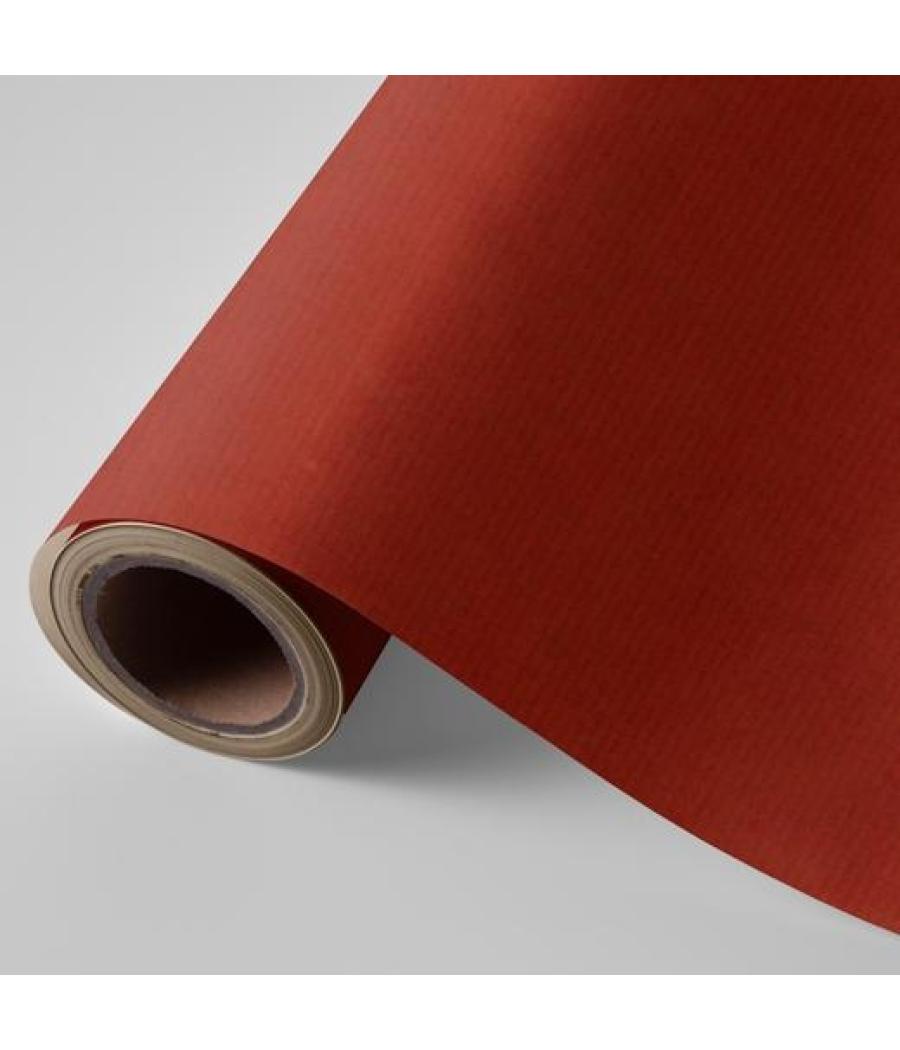 Wonder papel de regalo bobina 31cm 2kg kraft rojo