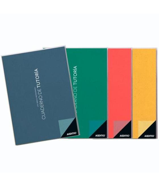Additio cuaderno de tutoría a4 para seguimiento del alumnado pvc 64 páginas c/surtidos