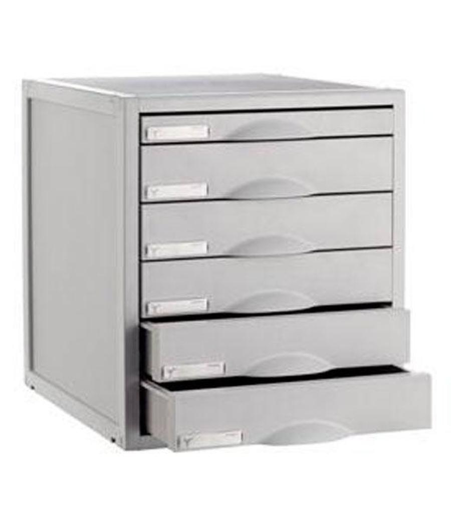 Archivo 2000 módulo archisystem de 6 cajones 356x316x362 mm gris