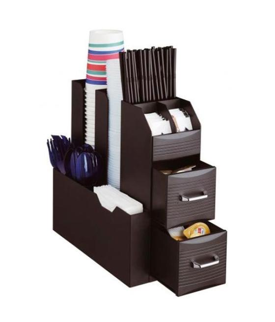 Archivo 2000 organizador la hora del café con 2 cajones para almacenaje de cápsulas y compartimentos independientes