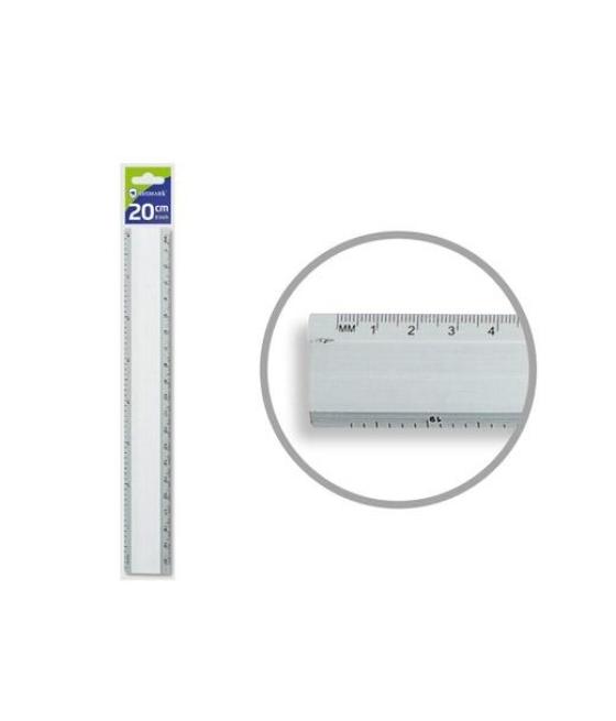 Bismark regla aluminio 20cm