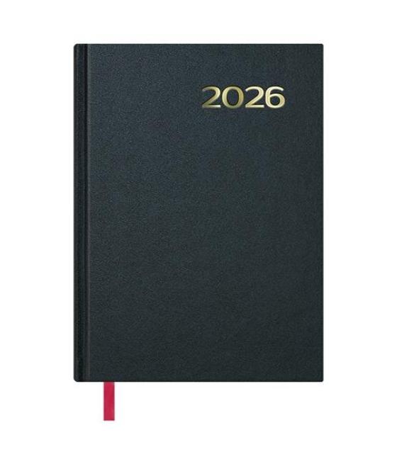 Dohe agenda anual síntex 14x20cm dp negro 2026