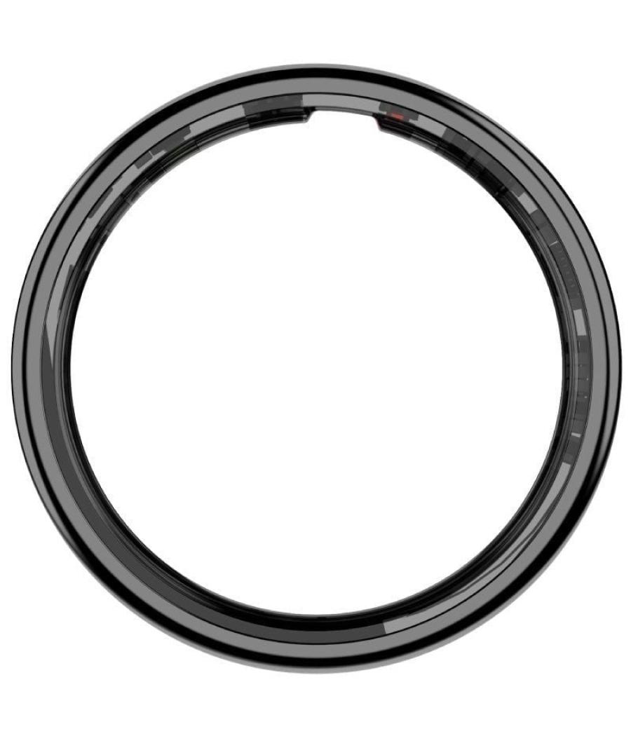 Anillo inteligente leotec kör mau smart ring talla 9/ ø19.1mm/ notificaciones/ frecuencia cardíaca/ negro