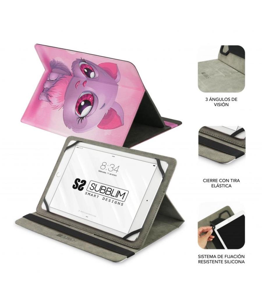 Funda subblim trendy cat para tablets de 10.1'-11'