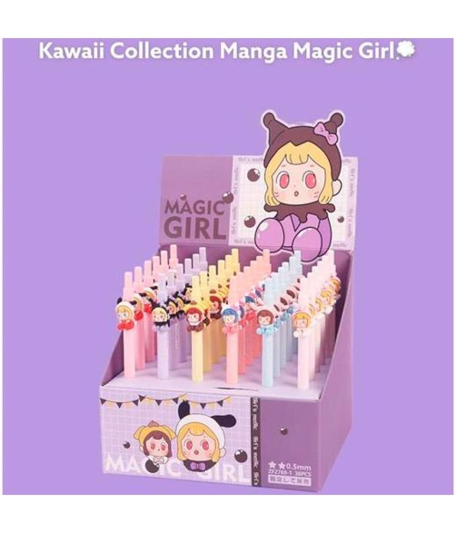 Roymart bolis gel magic girl click pen surtidos expositor 36 ud