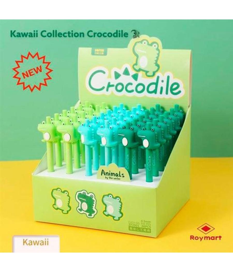 Roymart bolis cocodrilo click pen surtidos expositor 36 ud